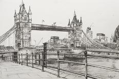 Tower Bridge, London-Vincent Booth-Giclee Print