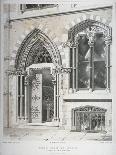 The Doorway and Lower Windows of Crosby Hall at No 95 Bishopsgate, City of London, 1860-Vincent Brooks-Giclee Print