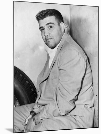 Vincent Gigante, Future Boss of the Genovese Crime Family in 1957-null-Mounted Photo