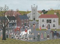The Hunt Riding Through the Village, 1986-Vincent Haddelsey-Giclee Print
