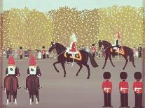 State Procession Leaving Buckingham Palace-Vincent Haddelsey-Giclee Print