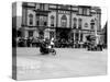 Vincent HRD, J.M. West in Isle of Man TT, Parliament Square Ramsey-null-Stretched Canvas