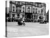 Vincent HRD, J.M. West in Isle of Man TT, Parliament Square Ramsey-null-Stretched Canvas