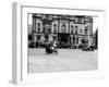 Vincent HRD, J.M. West in Isle of Man TT, Parliament Square Ramsey-null-Framed Premium Photographic Print
