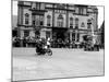 Vincent HRD, J.M. West in Isle of Man TT, Parliament Square Ramsey-null-Mounted Photographic Print