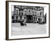 Vincent HRD, J.M. West in Isle of Man TT, Parliament Square Ramsey-null-Framed Photographic Print