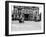 Vincent HRD, J.M. West in Isle of Man TT, Parliament Square Ramsey-null-Framed Photographic Print