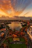 Epic Lake Merritt, Oakland in Autumn, Sky Fire and Fall Color-Vincent James-Photographic Print