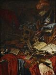 A Vanitas Still Life, 17Th-18Th Century (Oil on Canvas)-Vincent Laurensz van der Vinne-Laminated Giclee Print