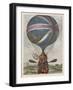 Vincent Lunardi Makes His Second Ascent from St. George's Fields London-J. Dighton-Framed Art Print