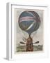 Vincent Lunardi Makes His Second Ascent from St. George's Fields London-J. Dighton-Framed Art Print