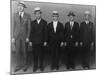 Vincent 'Mad Dog' Coll with His Members of His Gang in a NYC Line Up in 1931-null-Mounted Photo