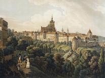 Prague from the Belvedere-Vincent Morstadt-Framed Stretched Canvas