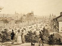 Prague from the Belvedere-Vincent Morstadt-Framed Giclee Print