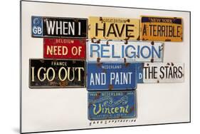 Vincent Need Religion-Gregory Constantine-Mounted Giclee Print