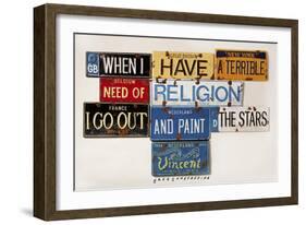 Vincent Need Religion-Gregory Constantine-Framed Giclee Print