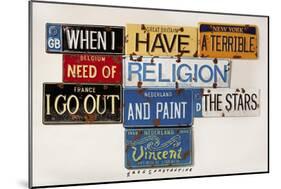 Vincent Need Religion-Gregory Constantine-Mounted Giclee Print