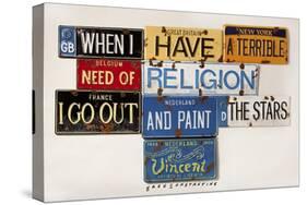 Vincent Need Religion-Gregory Constantine-Stretched Canvas