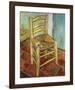 Vincent's Chair, 1888-Vincent van Gogh-Framed Premium Giclee Print