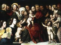 Jesus with the Little Children, C1559-1589-Vincent Sellaer-Giclee Print