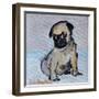 Vincent, the pug puppy-Brenda Brin Booker-Framed Giclee Print