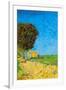 Vincent van Gogh A Lane near Arles-Vincent van Gogh-Framed Art Print