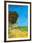 Vincent van Gogh A Lane near Arles-Vincent van Gogh-Framed Art Print