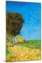 Vincent van Gogh A Lane near Arles-Vincent van Gogh-Mounted Art Print