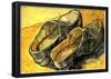 Vincent Van Gogh A Pair of Leather Clogs Art Print Poster-null-Framed Poster