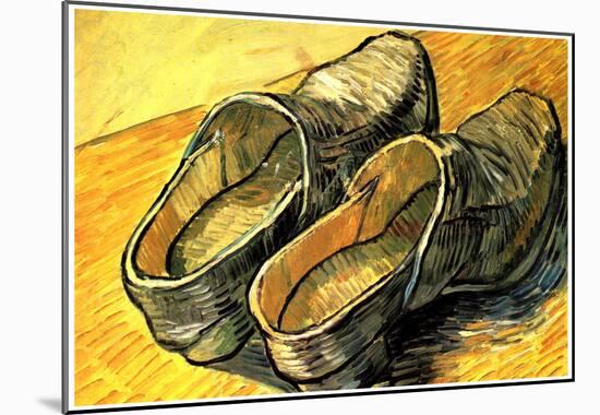 Vincent Van Gogh A Pair of Leather Clogs Art Print Poster-null-Mounted Poster