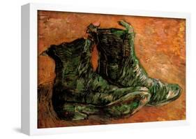 Vincent Van Gogh A Pair of Shoes Art Print Poster-null-Framed Poster