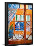 Vincent Van Gogh A Pork Butchers Shop Seen from a Window Art Print Poster-null-Framed Poster