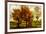 Vincent van Gogh Autumn Landscape with Four Trees-Vincent van Gogh-Framed Art Print