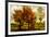 Vincent van Gogh Autumn Landscape with Four Trees-Vincent van Gogh-Framed Art Print