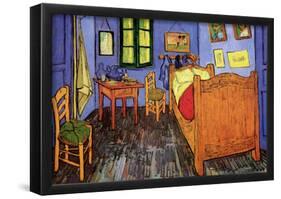 Vincent Van Gogh Bedroom Art Poster Print-null-Framed Poster