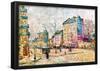 Vincent Van Gogh Boulevard de Clichy Art Print Poster-null-Framed Poster
