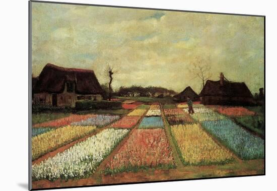Vincent Van Gogh Bulb Fields Art Print Poster-null-Mounted Poster