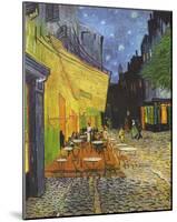 Vincent Van Gogh (Cafe Terrace at Night) Art Poster Print-null-Mounted Poster