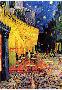 Vincent Van Gogh Cafe Terrace at Night Art Poster Print-null-Lamina Framed Poster