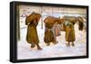 Vincent Van Gogh Coal Bearing Women Art Print Poster-null-Framed Poster