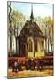 Vincent Van Gogh Congregation Leaving the Reformed Church in Nuenen Art Print Poster-null-Mounted Poster