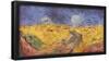 Vincent Van Gogh (Corn field with Ravens) Art Poster Print-null-Framed Poster