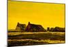 Vincent Van Gogh Cottages Art Print Poster-null-Mounted Poster