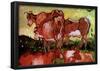 Vincent Van Gogh Cows after Jordaens Art Print Poster-null-Framed Poster