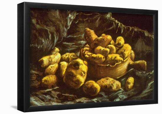 Vincent Van Gogh Earthen Bowls Art Print Poster-null-Framed Poster