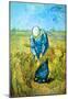 Vincent Van Gogh Farm Worker Art Print Poster-null-Mounted Poster