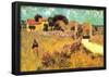 Vincent Van Gogh Farmhouse in Provence Art Print Poster-null-Framed Poster