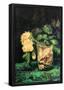 Vincent Van Gogh Glass with Roses Art Print Poster-null-Framed Poster