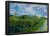 Vincent Van Gogh Green Wheat Fields Art Print Poster-null-Framed Poster