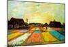 Vincent Van Gogh Holland Flower Bed Art Print Poster-null-Mounted Poster